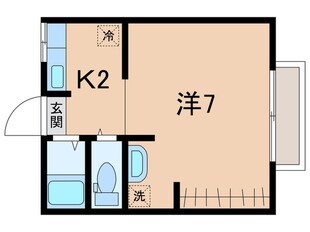 パークハイツゆあさの物件間取画像